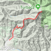 Mapa Nowy Targ - Turbacz